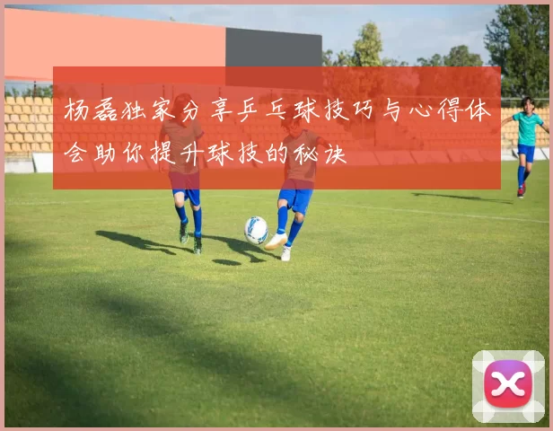 杨磊独家分享乒乓球技巧与心得体会助你提升球技的秘诀